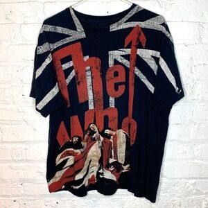 The Who Rock Massacre All Over Print AOP Band Music‎ T-Shirt Tee Size Large